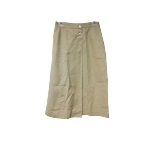 VTG 70s Givenchy Sport overlap front A-line skirt